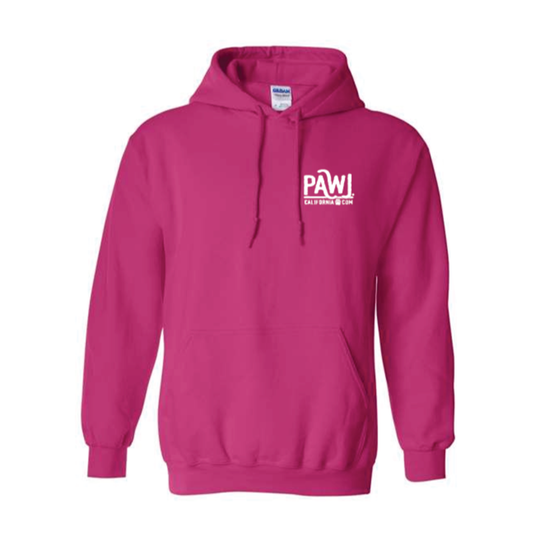 PAWJ California | Californa Hoodie Sweatshirt - Berry | Vegan, Cruelty-Free Footwear