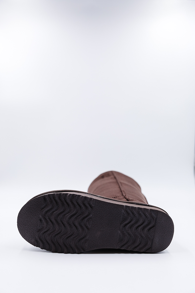 PAWJ California | Tall Boot - Brown | Vegan, Cruelty-Free Footwear