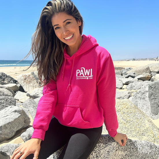 PAWJ California | Hoodie Sweatshirt - Pink | Vegan, Cruelty-Free Footwear