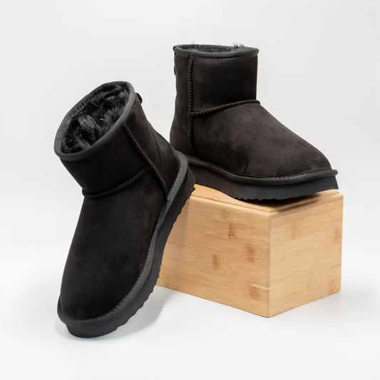 PAWJ Mini Boot | Black / Black Mink
