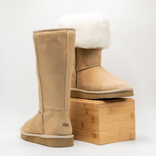 PAWJ Tall Boot | Tan / Aspen Snow [SALE]