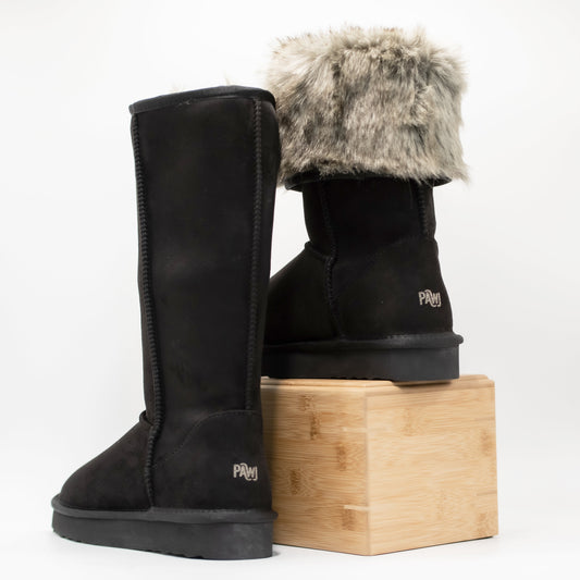 PAWJ Tall Boot | Black / California Black Bear [SALE]