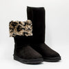 PAWJ Tall Boot | Black / Wild Leopard [SALE]