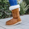 PAWJ California | Tall Boot - Chestnut / Aspen Snow | Vegan, Cruelty-Free Footwear