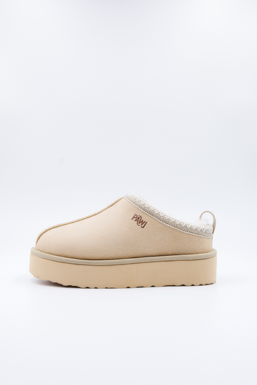 Tan Roe Clog | PAWJ California 100% Vegan Footwear