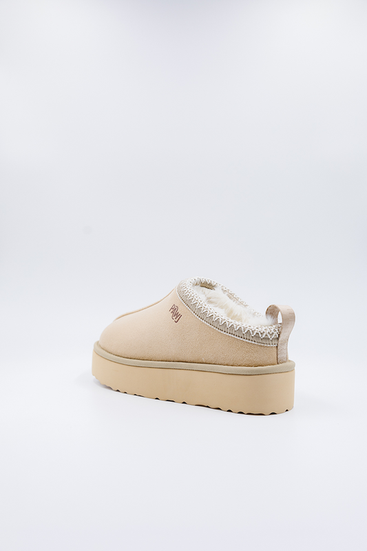 Tan Roe Clog | PAWJ California 100% Vegan Footwear