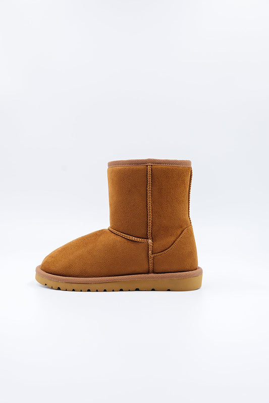 Kids Vegan Boot in Chestnut | PAWJ California 100% Vegan Footwear