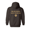PAWJ California | Californa Hoodie Sweatshirt - Chocolate | Vegan, Cruelty-Free Footwear