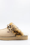 PAWJ Slippers | Tan / Leopard