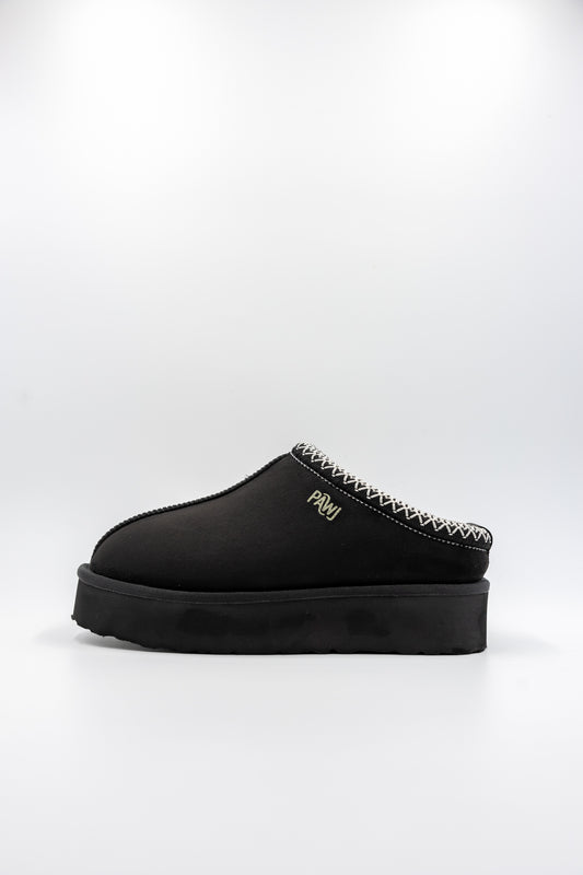 PAWJ Roe Platform Clog | Black