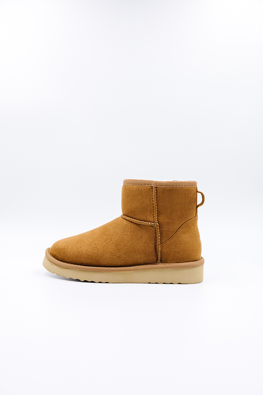 PAWJ California Mini Boots in Chestnut | 100% Vegan and Cruelty Free Boots