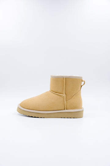 PAWJ California Mini Boots in Tan | 100% Vegan and Cruelty Free Boots