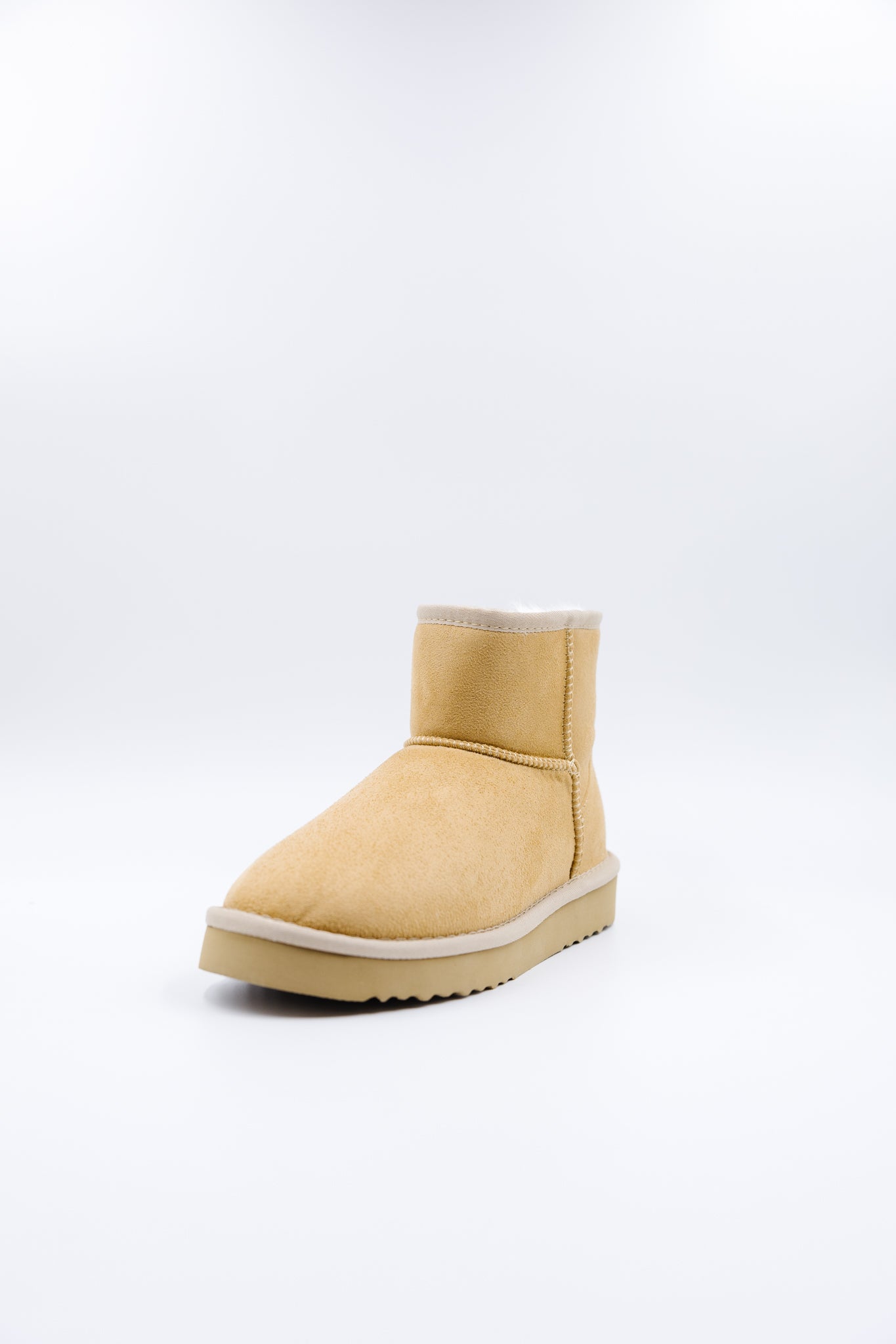 PAWJ California Mini Boots in Tan | 100% Vegan and Cruelty Free Boots