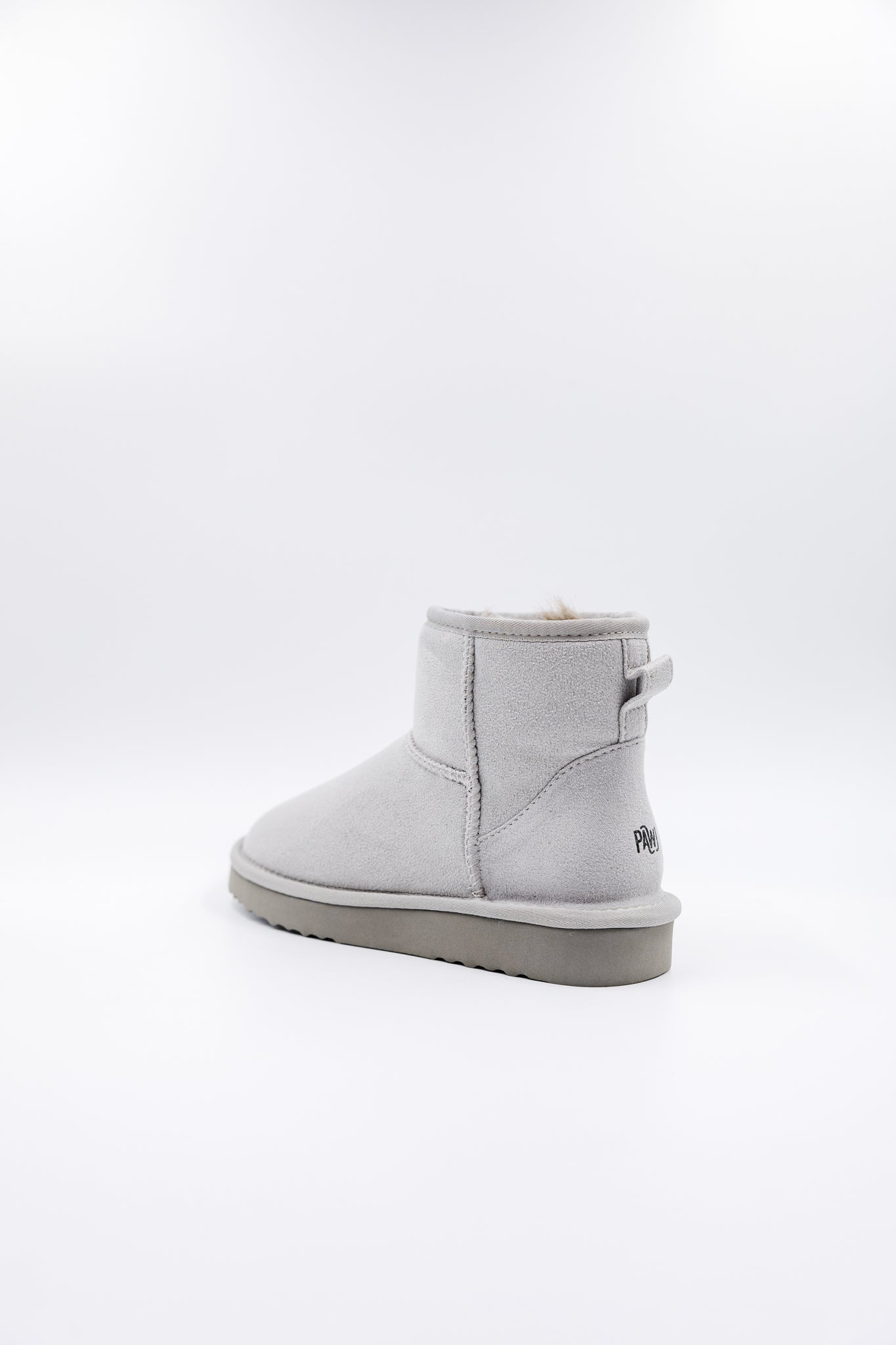 PAWJ California Mini Boots in Grey | 100% Vegan and Cruelty Free Boots