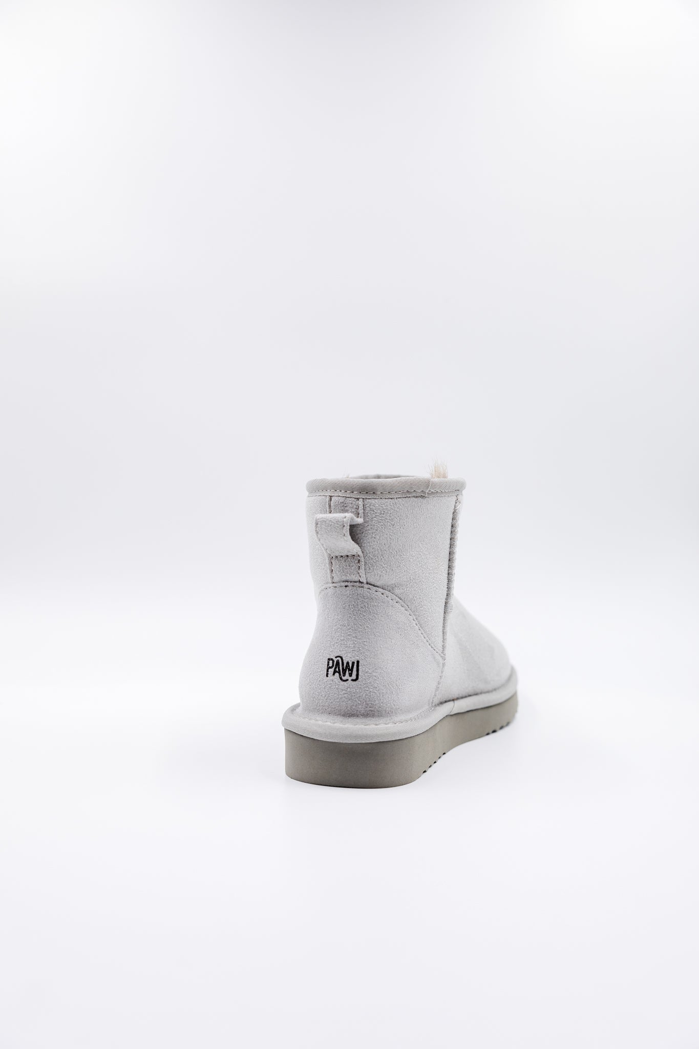 PAWJ California Mini Boots in Grey | 100% Vegan and Cruelty Free Boots