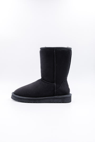 PAWJ Men's Short Boot | Black / Black Mink