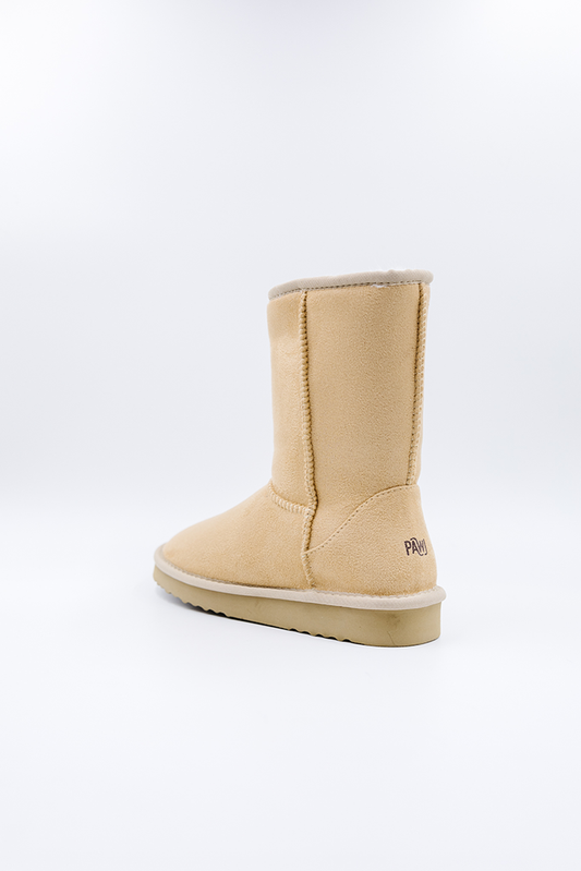 PAWJ California | Short Boot - Tan | Vegan, Cruelty-Free Footwear