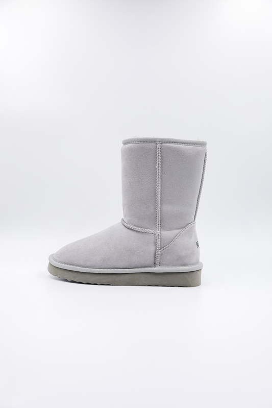 PAWJ California | Short Boot - Grey | Vegan, Cruelty-Free Footwear