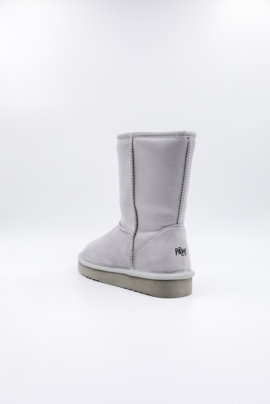 PAWJ California | Short Boot - Grey | Vegan, Cruelty-Free Footwear