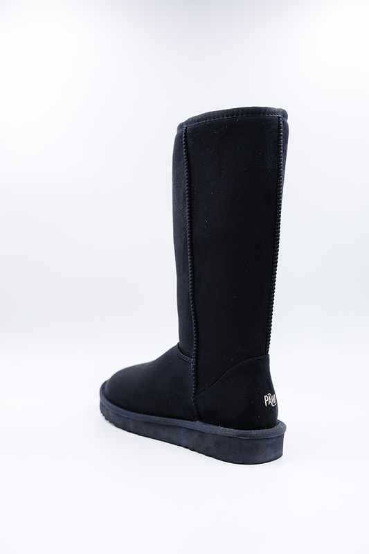 PAWJ California | Tall Boot - Black | Vegan, Cruelty-Free Footwear