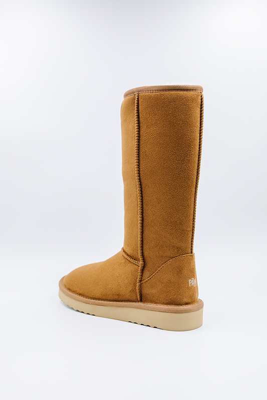 PAWJ California | Tall Boot - Chestnut| Vegan, Cruelty-Free Footwear