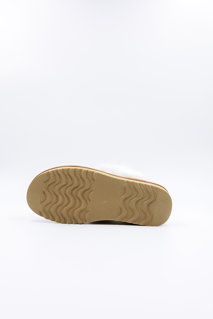 100% Vegan Slipper | Chestnut/Aspen Snow | PAWJ California