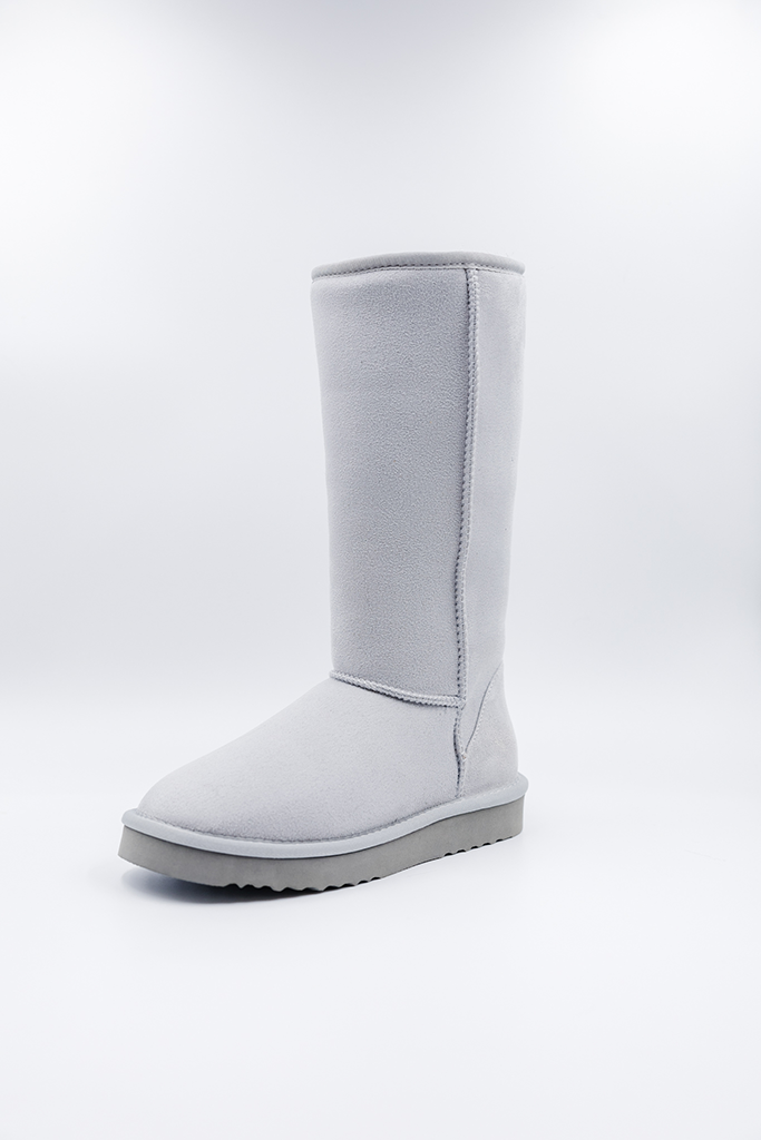 PAWJ California | Tall Boot - Grey | Vegan, Cruelty-Free Footwear