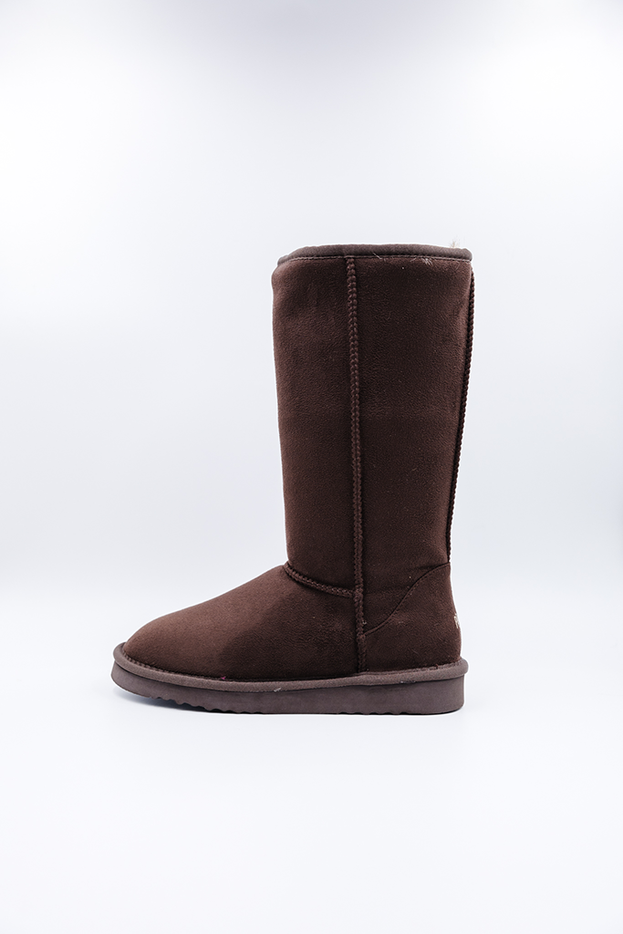 PAWJ California | Tall Boot - Brown | Vegan, Cruelty-Free Footwear