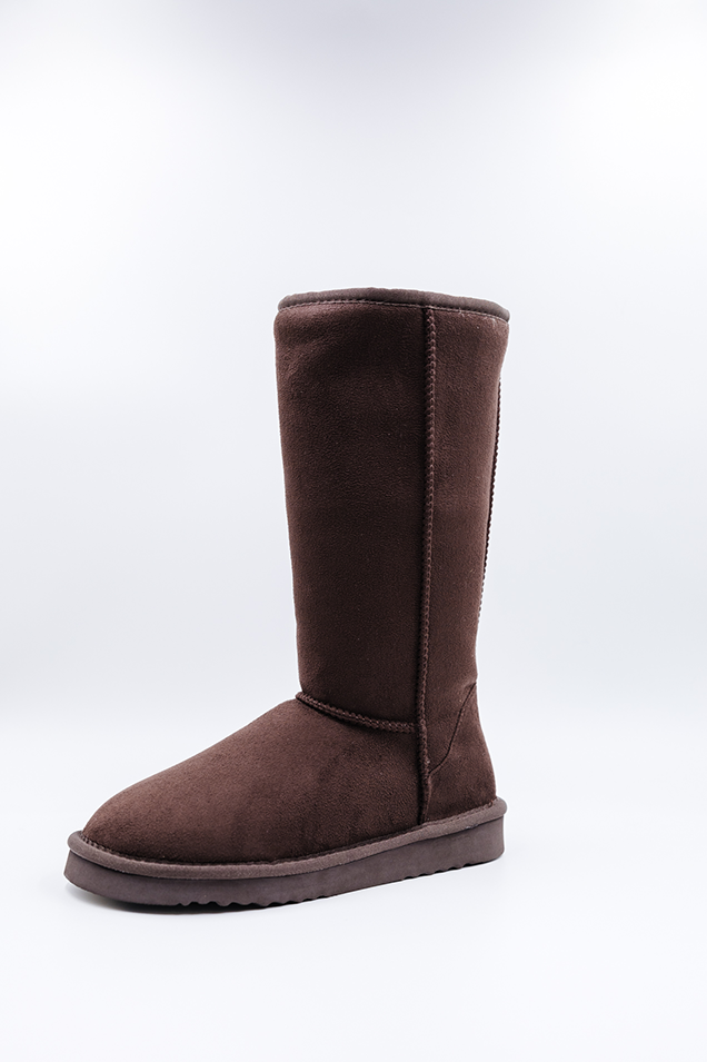 PAWJ California | Tall Boot - Brown | Vegan, Cruelty-Free Footwear