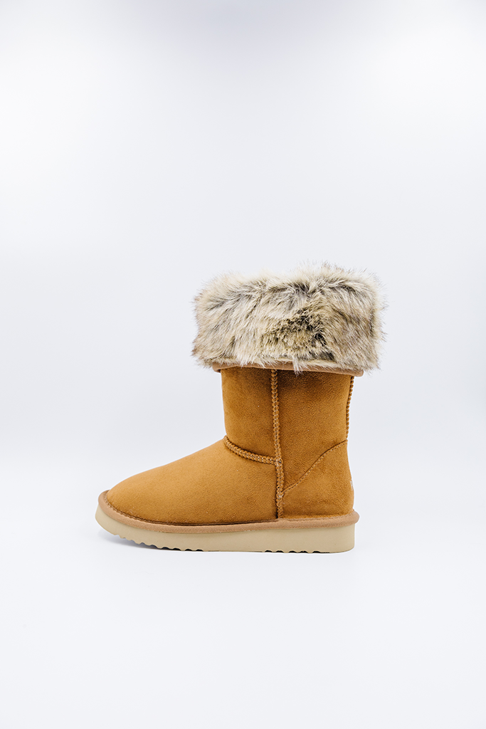 PAWJ California | Tall Boot - Chestnut / Red Fox| Vegan, Cruelty-Free Footwear