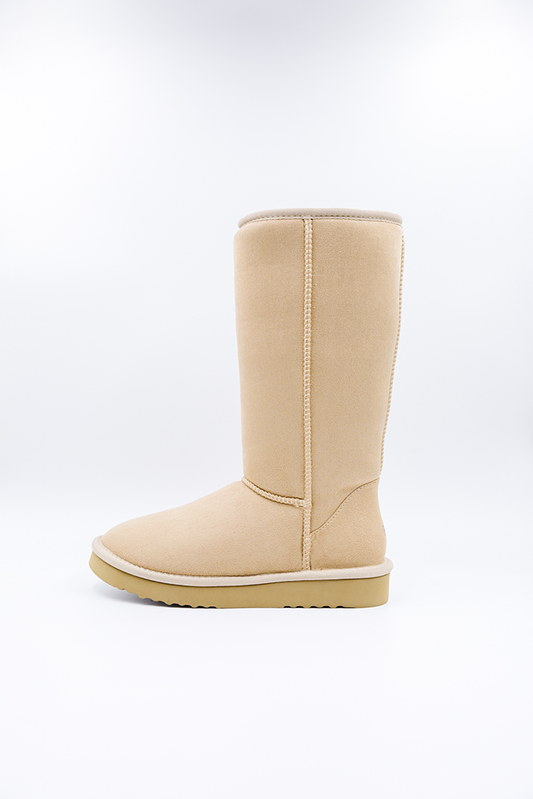 PAWJ California | Tall Boot - Tan | Vegan, Cruelty-Free Footwear