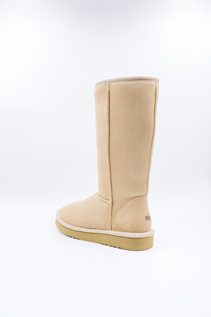 PAWJ California | Tall Boot - Tan | Vegan, Cruelty-Free Footwear