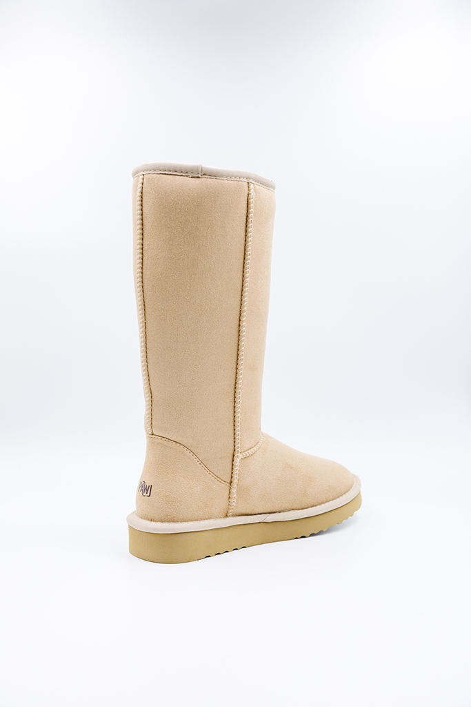 PAWJ California | Tall Boot - Tan | Vegan, Cruelty-Free Footwear