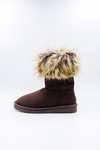 PAWJ California | Tall Boot - Brown / Teddy | Vegan, Cruelty-Free Footwear