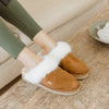 PAWJ California | Slippers - Chestnut / Aspen Snow | Vegan, Cruelty-Free Footwear