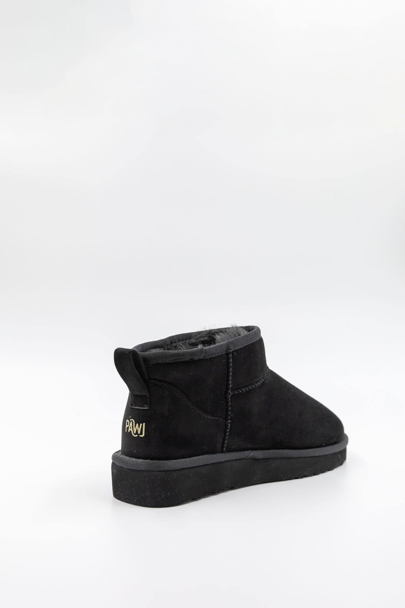 PAWJ California Ultra Mini Boots in Black | 100% Vegan and Cruelty Free Boots