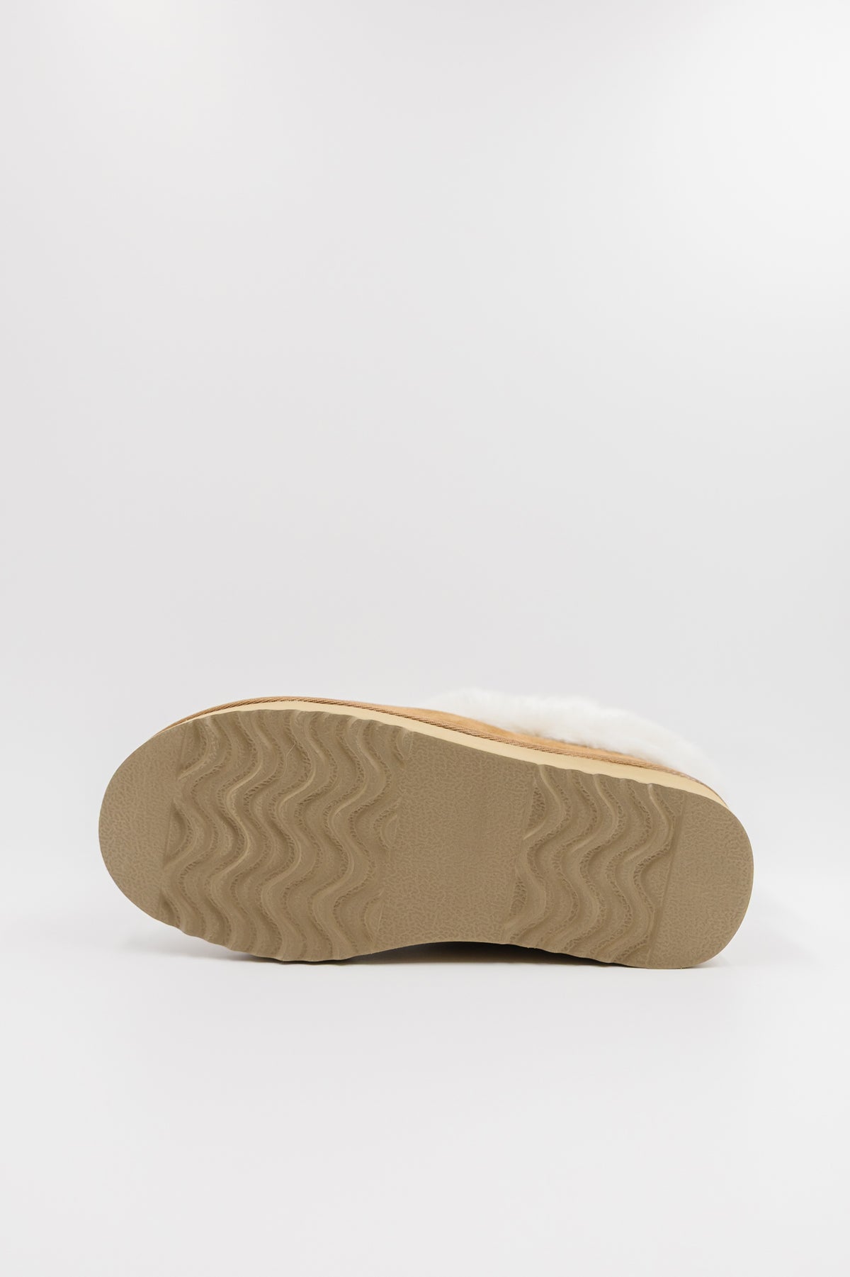 PAWJ Marley Slipper in Chestnut with faux aspen snow fur