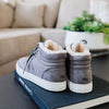 PAWJ California | Arctic Fleece Shoe - Grey | Vegan, Cruelty-Free Footwear