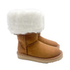 PAWJ California | Tall Boot - Chestnut / Aspen Snow | Vegan, Cruelty-Free Footwear