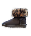 PAWJ Short Boot | Black / Wild Leopard [SALE]