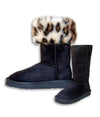PAWJ Tall Boot | Black / Wild Leopard [SALE]