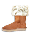 PAWJ Tall Boot | Chestnut / Snow Leopard [SALE]