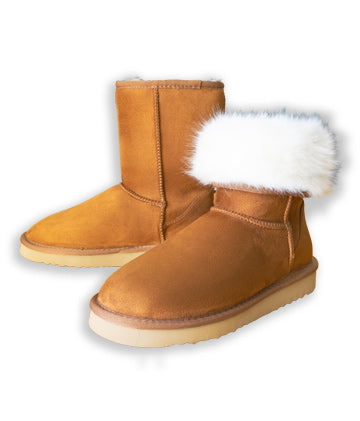 PAWJ Short Boot | Chestnut / Aspen Snow