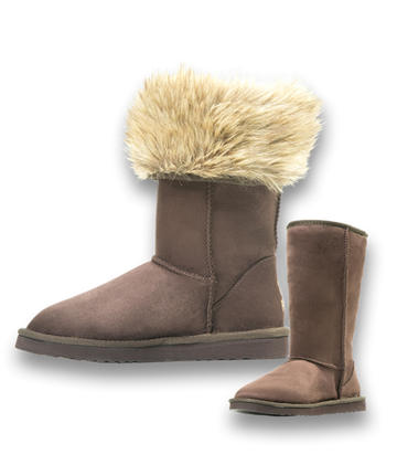 PAWJ Tall Boot | Brown / Wild Cat